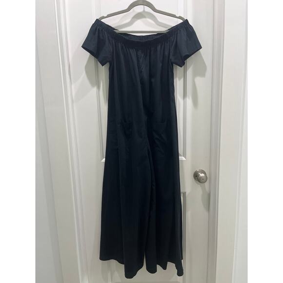 Mara Hoffman Swim Blanche Wide Leg Black Jumper Sz S - Picture 2 of 8